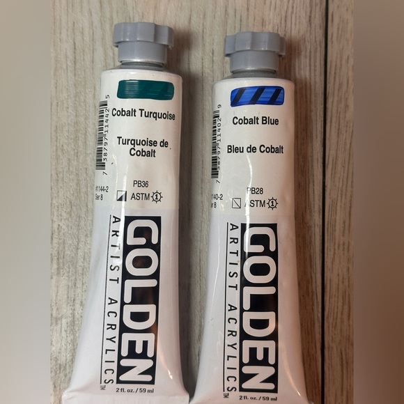 Golden Heavy-body Acrylic Paint - Lot of (8) of 2 oz Tubes - HIGH Series Only!! - Picture 5 of 5